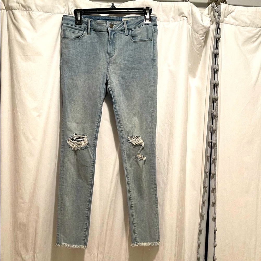 Treasure & Bond Distressed Midrise Skinny Ankle